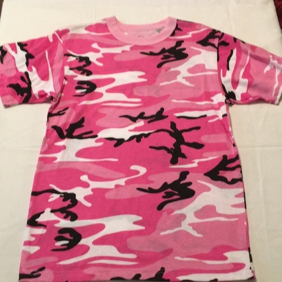 Rothco pink Camo tee size S (J) (K) - Picture 3 of 4